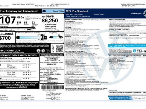 Used 2024 Volkswagen ID.4 2WD image 4