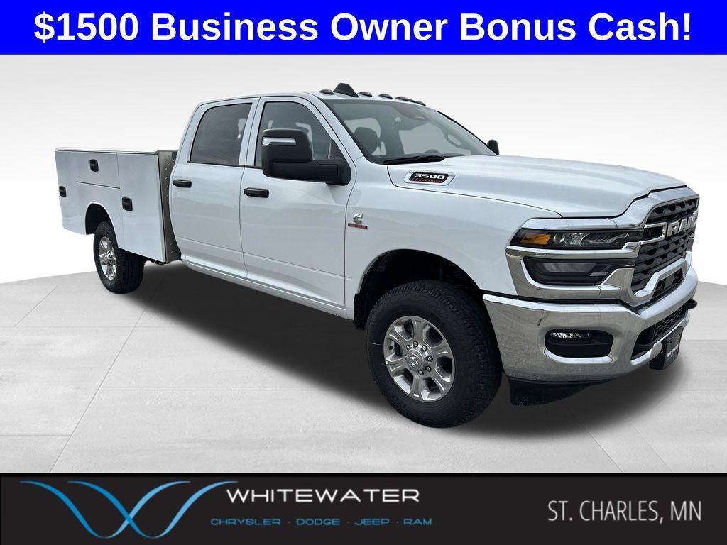 New 2026 RAM 3500 Tradesman w/ Chrome Appearance Group AWD/4WD 360° Tour