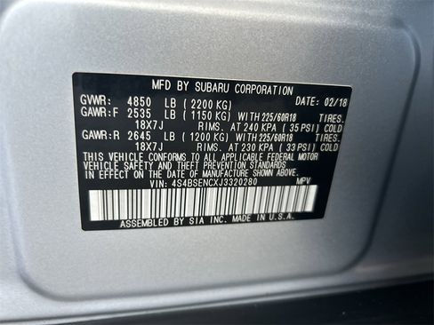 Used 2018 Subaru Outback 3.6R Limited image 48