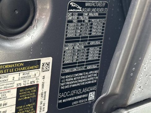 Used 2020 Jaguar F-PACE Premium image 33
