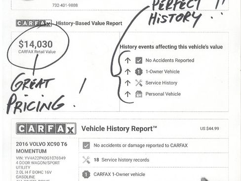 Used 2016 Volvo XC90 T6 Momentum w/ Momentum Plus Package image 22