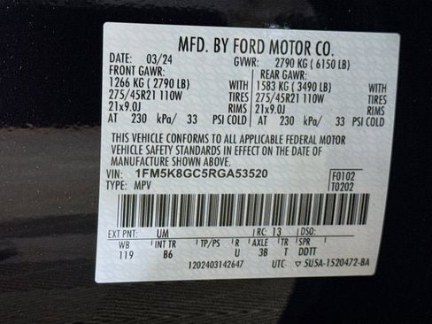 Used 2024 Ford Explorer ST w/ Equipment Group 401A image 33