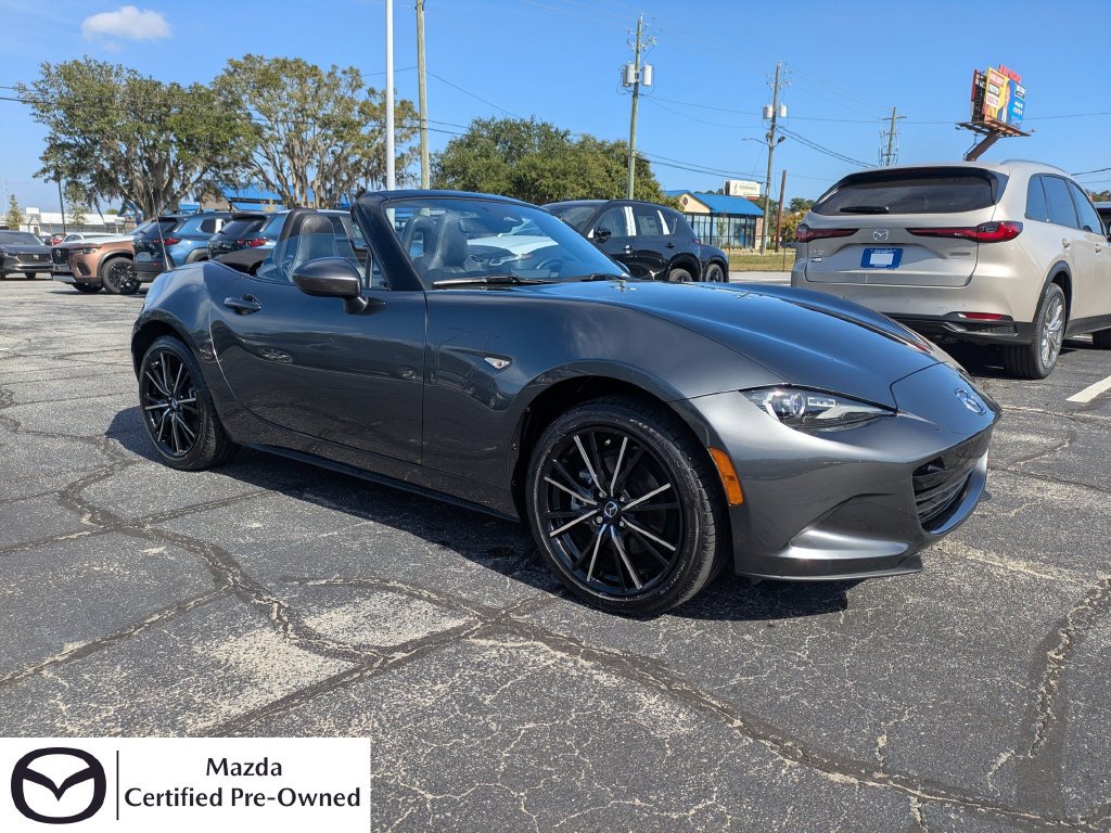 Certified 2024 MAZDA MX-5 Miata Grand Touring w/ Weather Package RWD 360° Tour