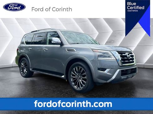 Used 2024 Nissan Armada Platinum w/ Captain's Chairs Package RWD image 1