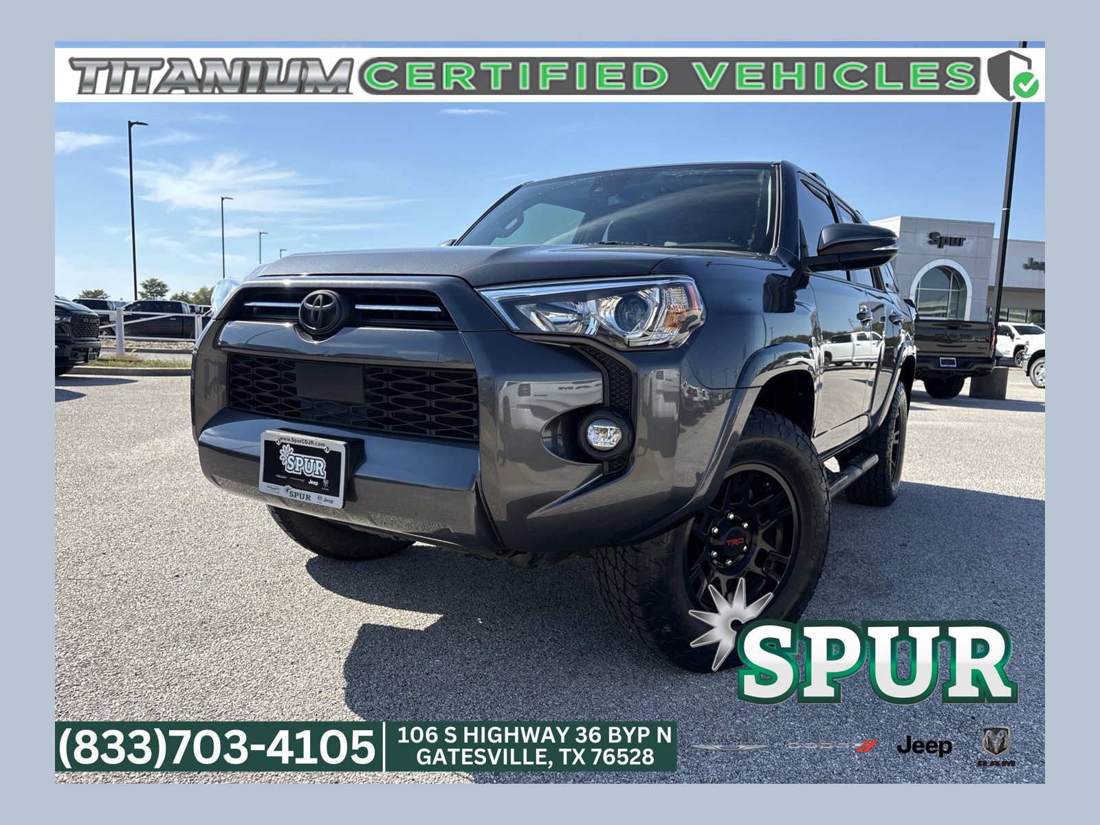 Used 2023 Toyota 4Runner SR5 Premium w/ Moonroof Package AWD/4WD 360° Tour