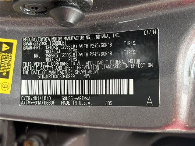Used 2014 Toyota Highlander XLE AWD/4WD image 5
