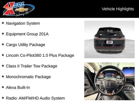 Used 2023 Lincoln Nautilus Reserve w/ Equipment Group 201A image 2