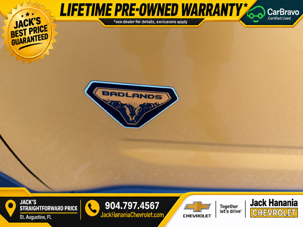 Used 2022 Ford Bronco Sport Badlands w/ Premium Package AWD/4WD image 9