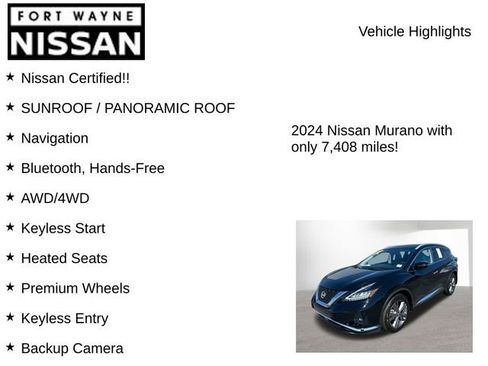 Certified 2024 Nissan Murano Platinum w/ Cargo Package image 8