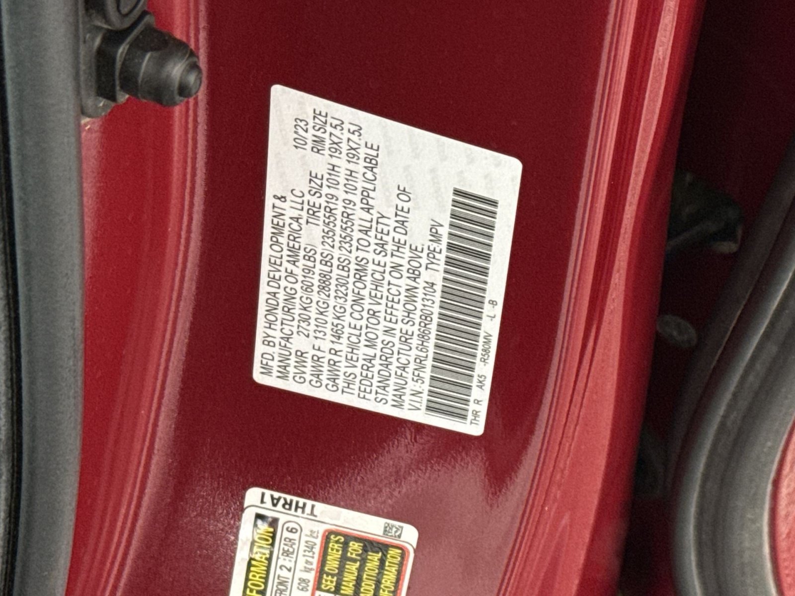 Used 2024 Honda Odyssey Touring image 30