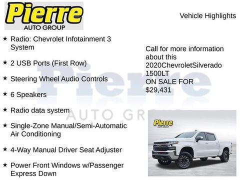 Used 2020 Chevrolet Silverado 1500 LT w/ Fleet Comfort Package AWD/4WD image 7