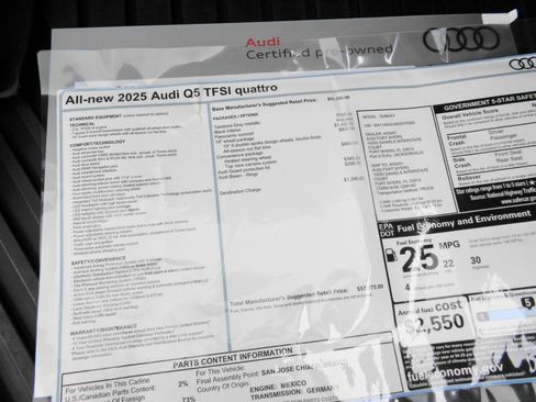 Used 2025 Audi Q5 Premium w/ Convenience Package AWD/4WD image 18
