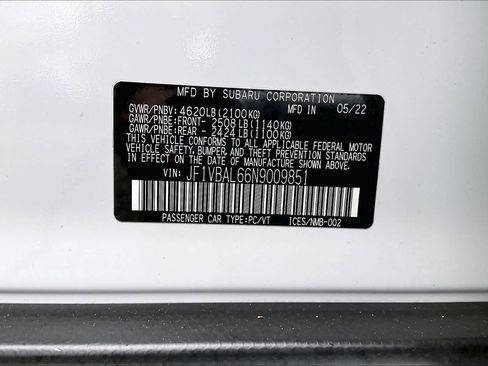 Used 2022 Subaru WRX Limited AWD/4WD image 35