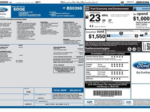 Used 2018 Ford Edge SEL w/ Equipment Group 201A AWD/4WD image 31