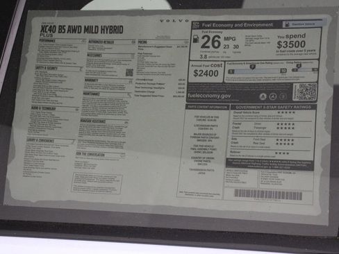 New 2026 Volvo XC40 B5 Plus w/ Protection Package Premier image 18