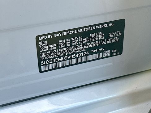 New 2027 BMW X7 xDrive40i w/ M Sport Package AWD/4WD image 25