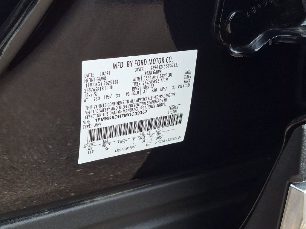 Certified 2021 Ford Explorer XLT w/ Equipment Group 202A AWD/4WD image 43