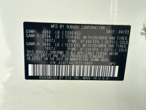 Used 2023 Subaru Outback Limited image 30