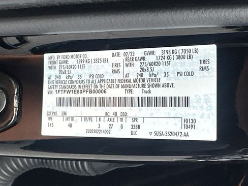 Certified 2023 Ford F150 XLT w/ Equipment Group 302A High AWD/4WD image 34