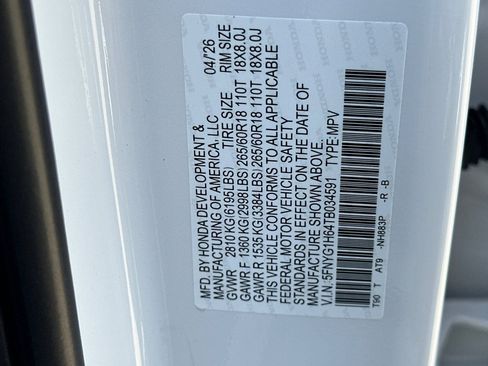 New 2026 Honda Pilot TrailSport image 34