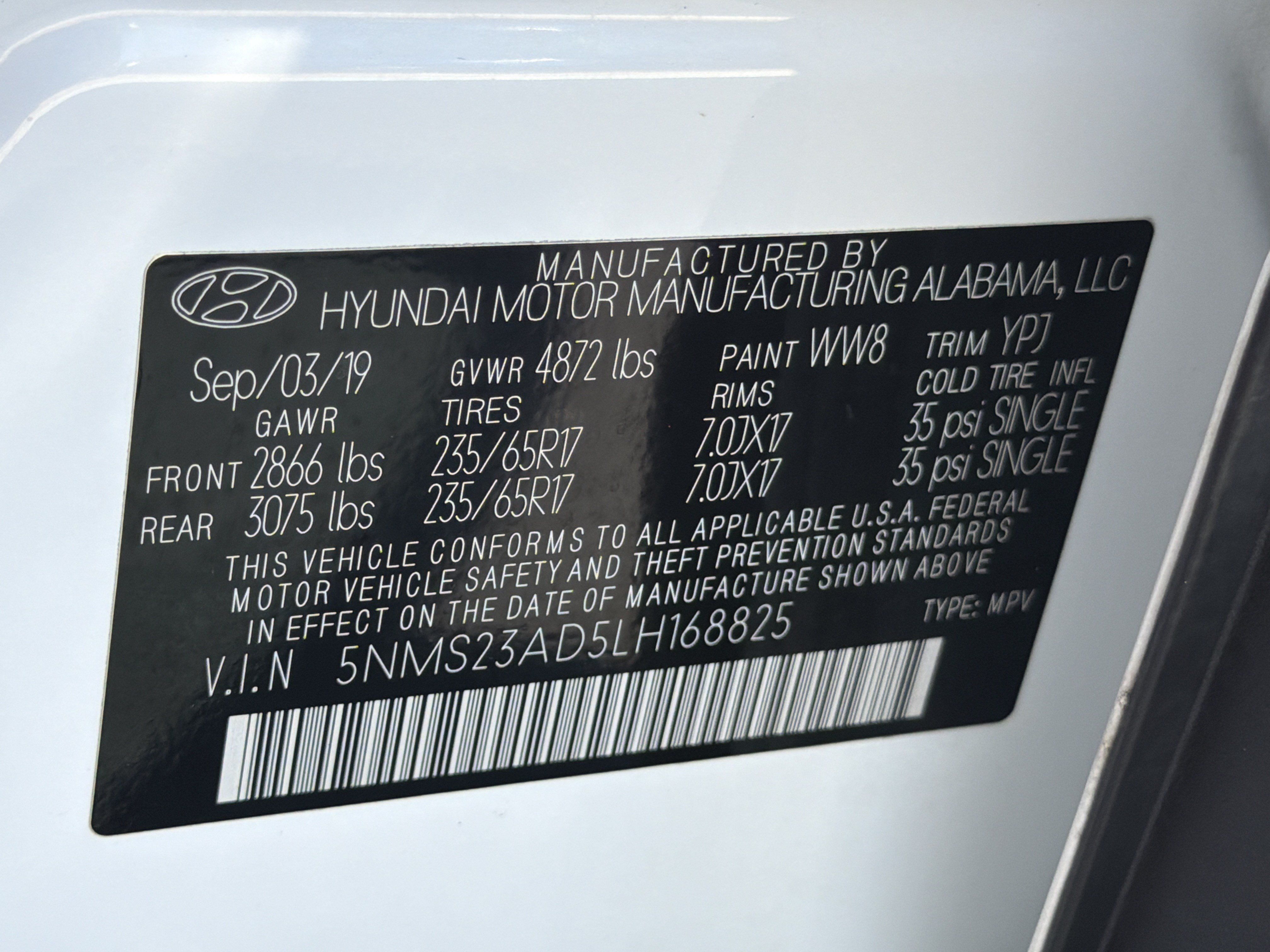 Used 2020 Hyundai Santa Fe SE FWD image 33