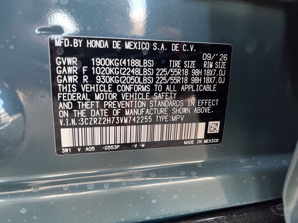 New 2027 Honda HR-V EX-L image 5