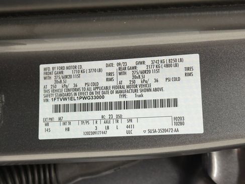 Used 2023 Ford F150 Lightning Lariat image 54