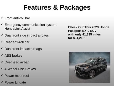 Used 2023 Honda Passport EX-L image 16