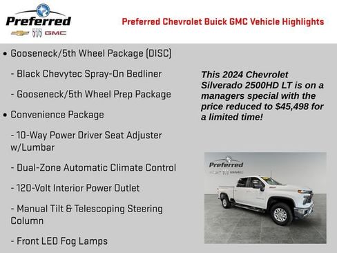 Used 2024 Chevrolet Silverado 2500 LT w/ Convenience Package image 2