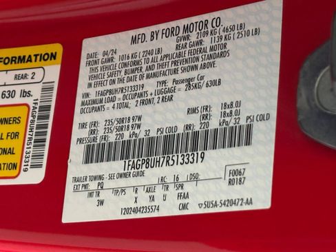 Used 2024 Ford Mustang Premium RWD image 29