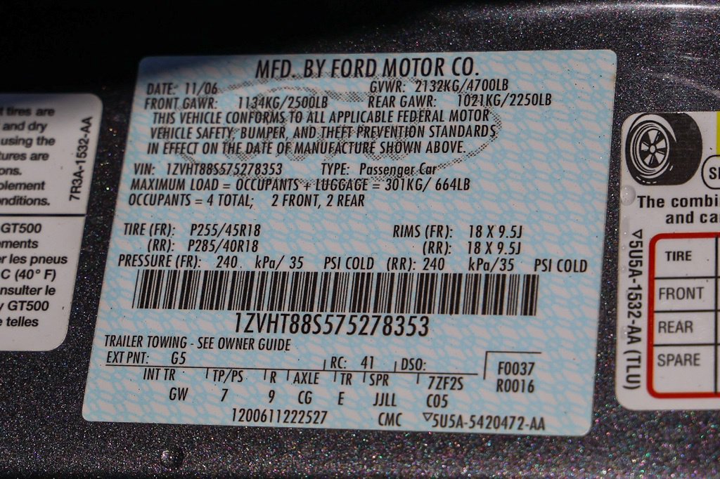 Used 2007 Ford Mustang Shelby GT500 RWD image 28