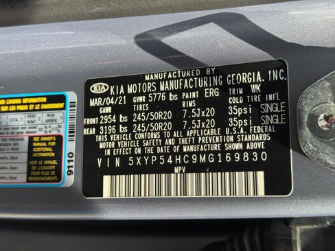 Used 2021 Kia Telluride SX w/ Towing Package FWD image 48