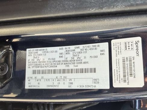 Used 2019 Ford F150 King Ranch w/ Equipment Group 601A Luxury AWD/4WD image 35