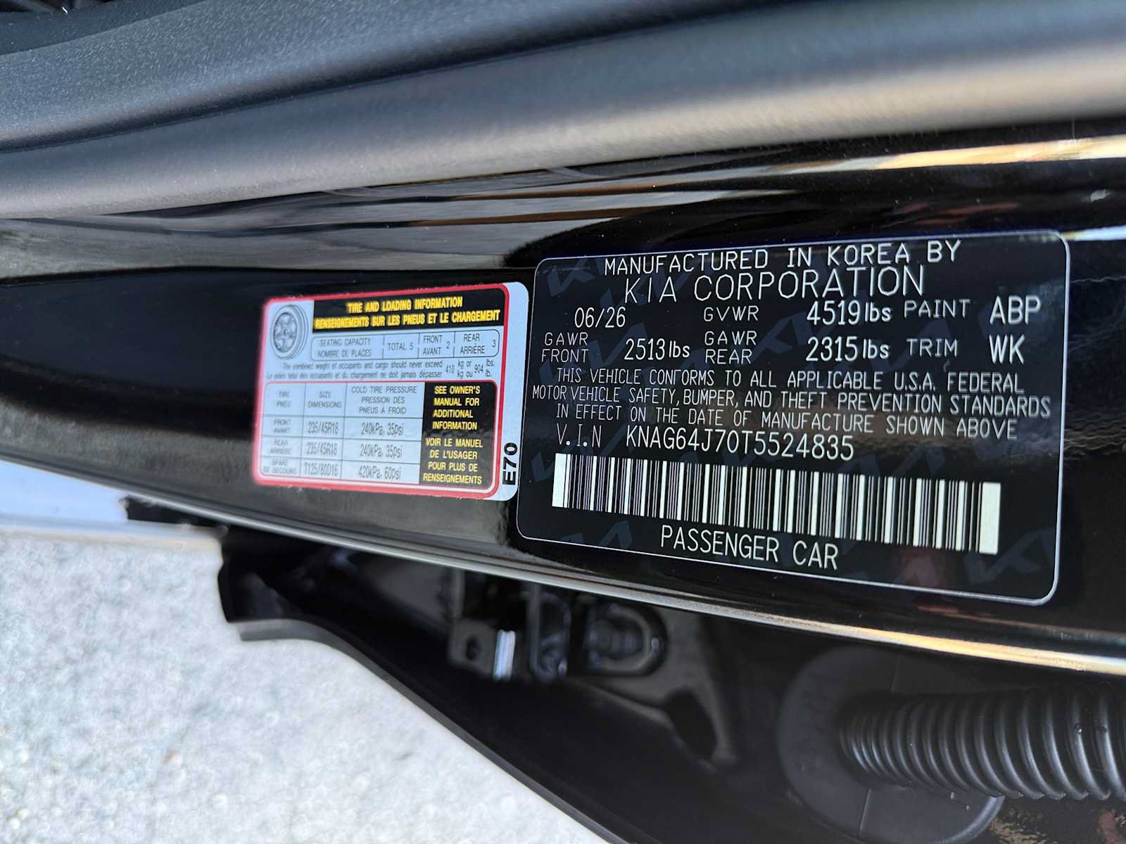 New 2026 Kia K5 GT-Line AWD/4WD image 25