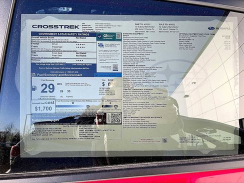 New 2026 Subaru Crosstrek 2.0i Premium image 19