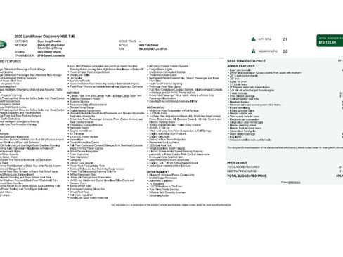 Used 2020 Land Rover Discovery HSE image 9