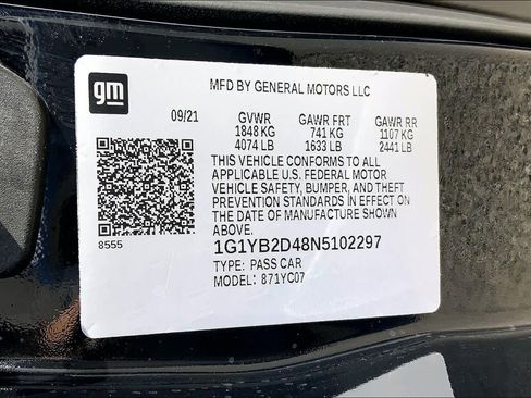 Used 2022 Chevrolet Corvette Stingray Preferred Cpe w/ Z51 Performance Package image 31