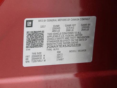 Used 2018 Chevrolet Equinox LT w/ Sun & Infotainment Package image 23