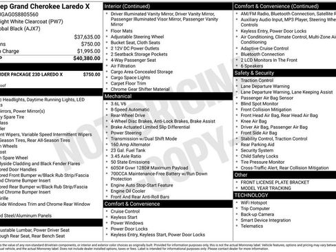 New 2025 Jeep Grand Cherokee Laredo X RWD image 21