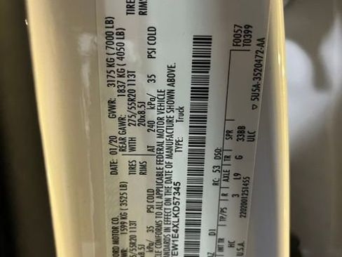 Used 2020 Ford F150 Lariat w/ Equipment Group 502A Luxury image 30