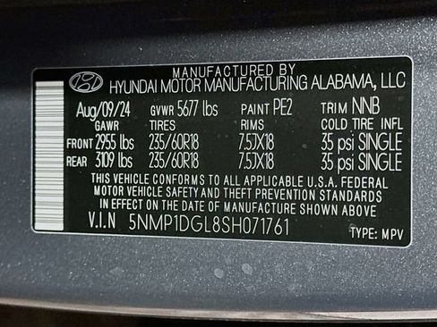 Used 2025 Hyundai Santa Fe SE AWD/4WD image 25