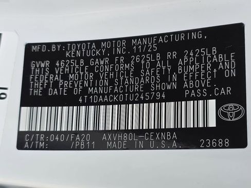 Used 2026 Toyota Camry LE w/ Convenience Package image 34