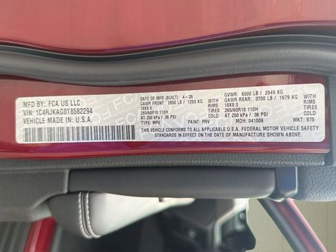 New 2026 Jeep Grand Cherokee L Laredo AWD/4WD image 28
