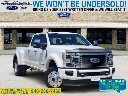 Used 2020 Ford F450 Platinum w/ FX4 Off-Road Package AWD/4WD image 1