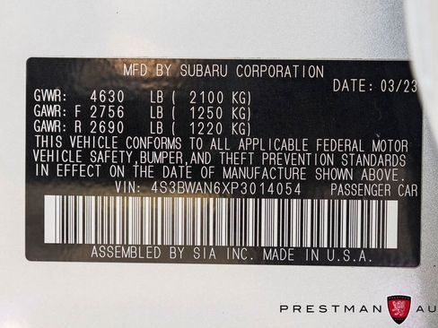 Used 2023 Subaru Legacy Limited w/ Tech Package 2 image 43