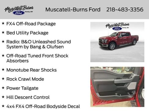 Used 2025 Ford F150 Lariat w/ Equipment Group 502A High AWD/4WD image 14