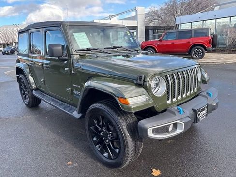 Used 2022 Jeep Wrangler Unlimited Sahara 4xe image 2