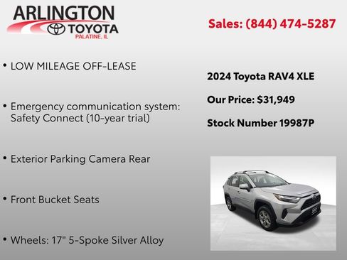 Used 2024 Toyota RAV4 XLE image 4