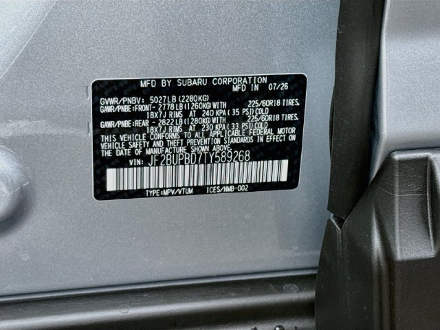 New 2026 Subaru Outback Premium AWD/4WD image 25