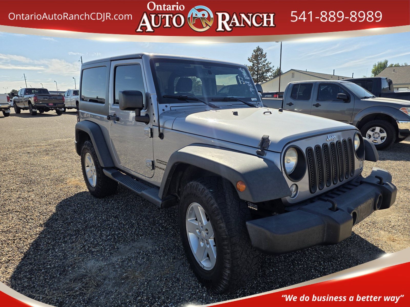 Used 2014 Jeep Wrangler Sport w/ Quick Order Package 24S AWD/4WD image 1
